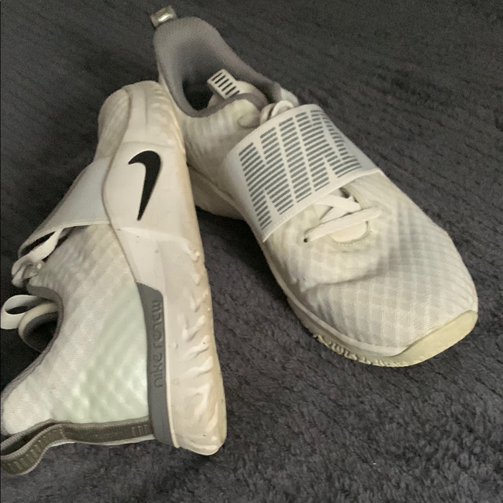 Nike White and Black Training Sneakers